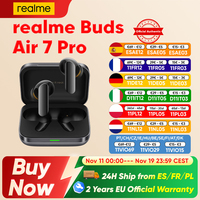 Realme Buds Air 7 Pro AI Bluetooth Earphone 48 Hours Battery Life hi-res LHDC 5.0 53dB 5000Hz Noise BT 5.4 IP55 New