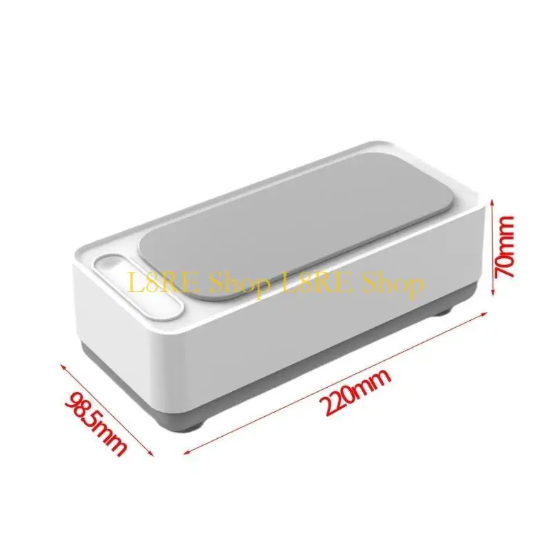 L8RE GAJAS Máquina limpieza joyas ultrasónicas Cleaner ultrasónicos Cleaner anteojos para lavar joyas vidrio