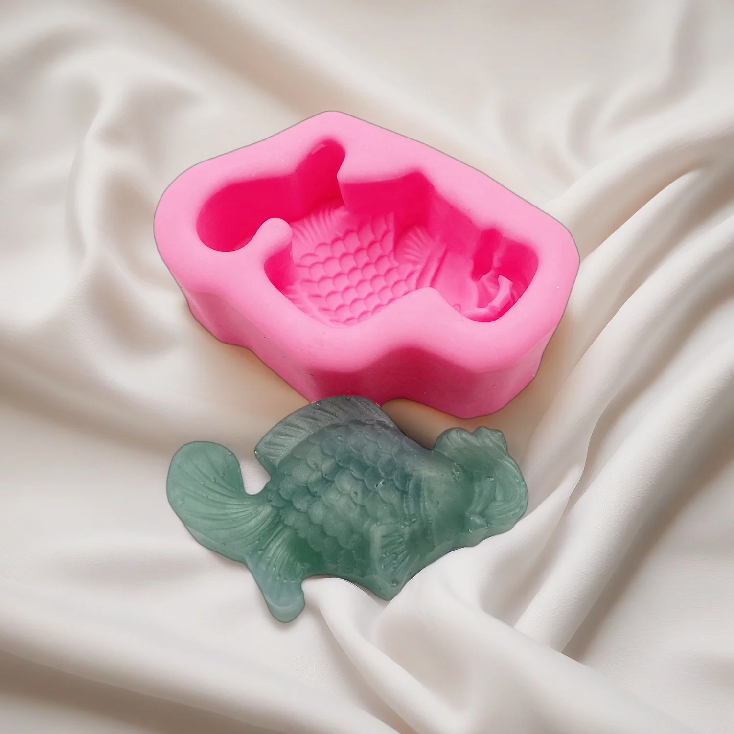 Realistic Fish Silicone Mold for Chocolate Candy Cake Candle Soap Plaster Ice DIY Craft Supplies