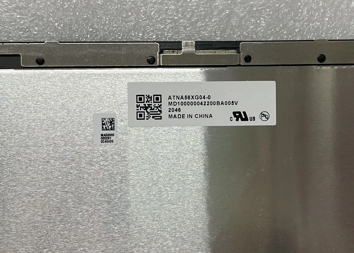 ATNA56XG04-0 pengganti layar OLED Digitizer, pengganti rakitan Digitizer layar OLED untuk Xiaomi Notebook 15.6 "3456 × 2160