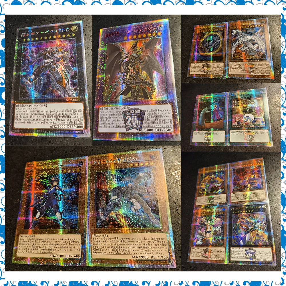 

Anime Yu-Gi-Oh DIY ACG Game Toys Premium Glitter Collectible Card Christmas Birthday Gifts Sky Striker Ace Roze Raye Tabletop