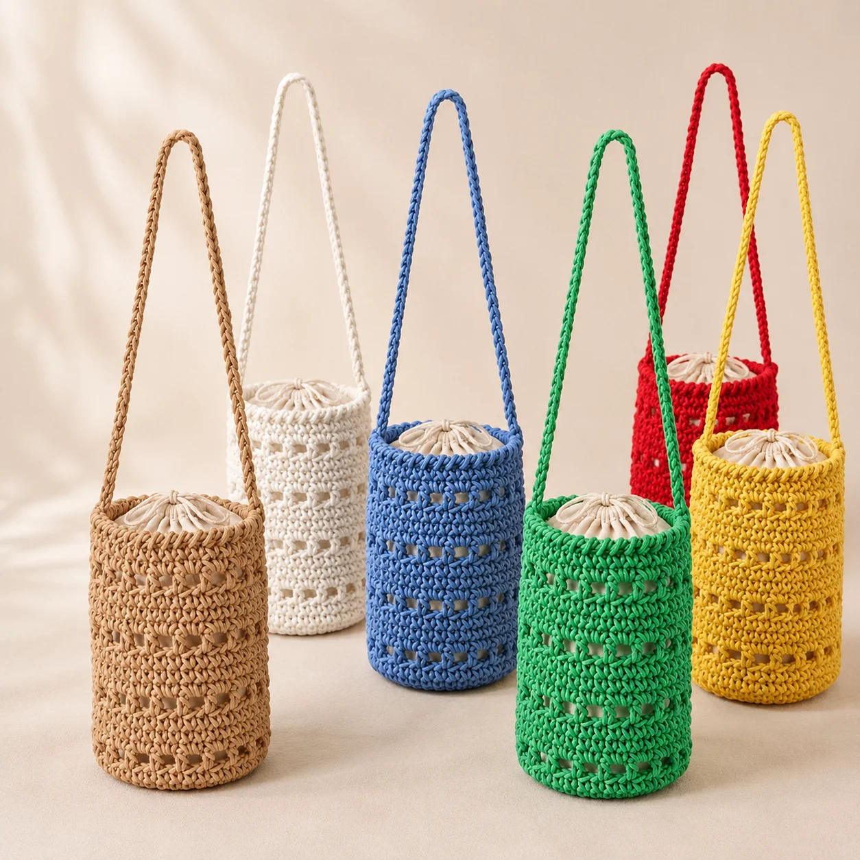 Renkli Tığ İşi Kova Çantası Oy - Women Bags Casual incelemesi ve fiyatı
