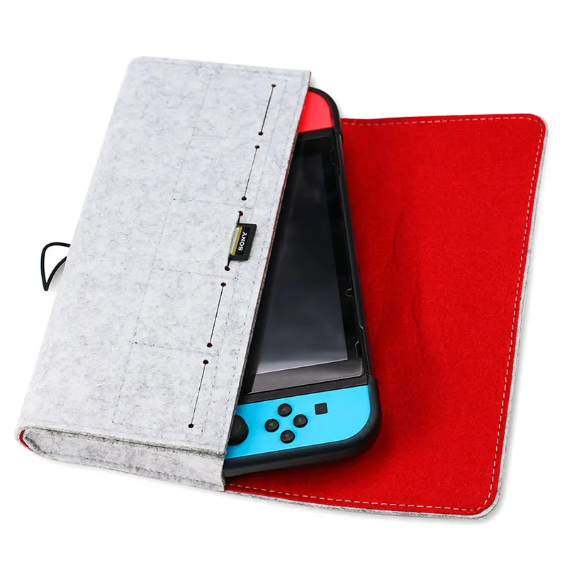 Ultra Slim Portable Case Felt Pouch Carrying Case For Nintendo Switch Professional Protective Storage Bag for NS Switch Lite