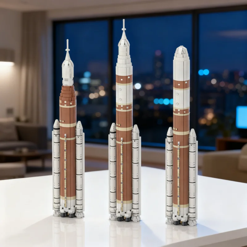 

2786pcs MOC NASA Launch System Family SLS 1 110 Scale Space Model Building Blocks Creative Display Gift Collectible Decor Kids