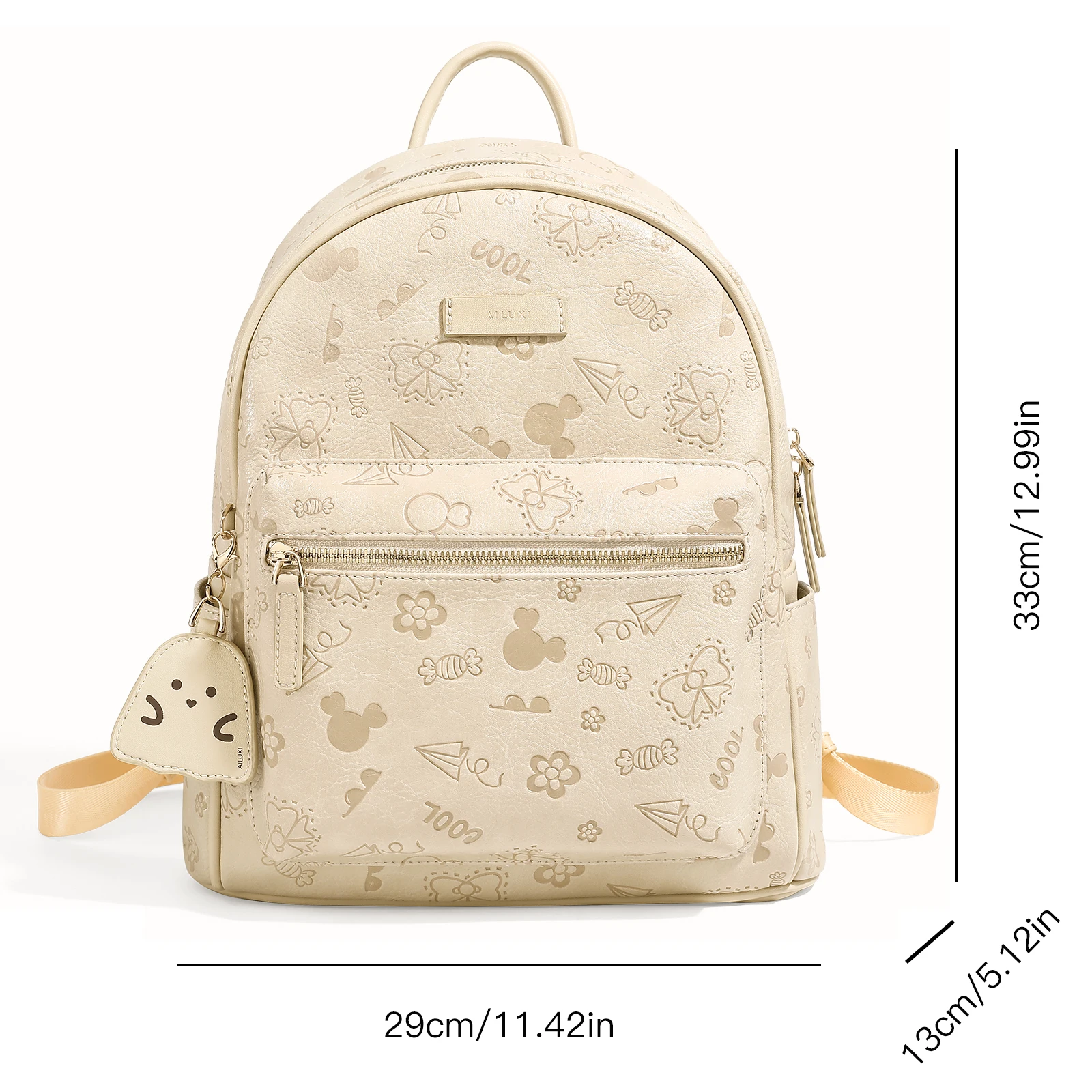 Cute Casual Shoulder Bags Outing Vacation Backpacks Fashion Printing Women\'s Bags