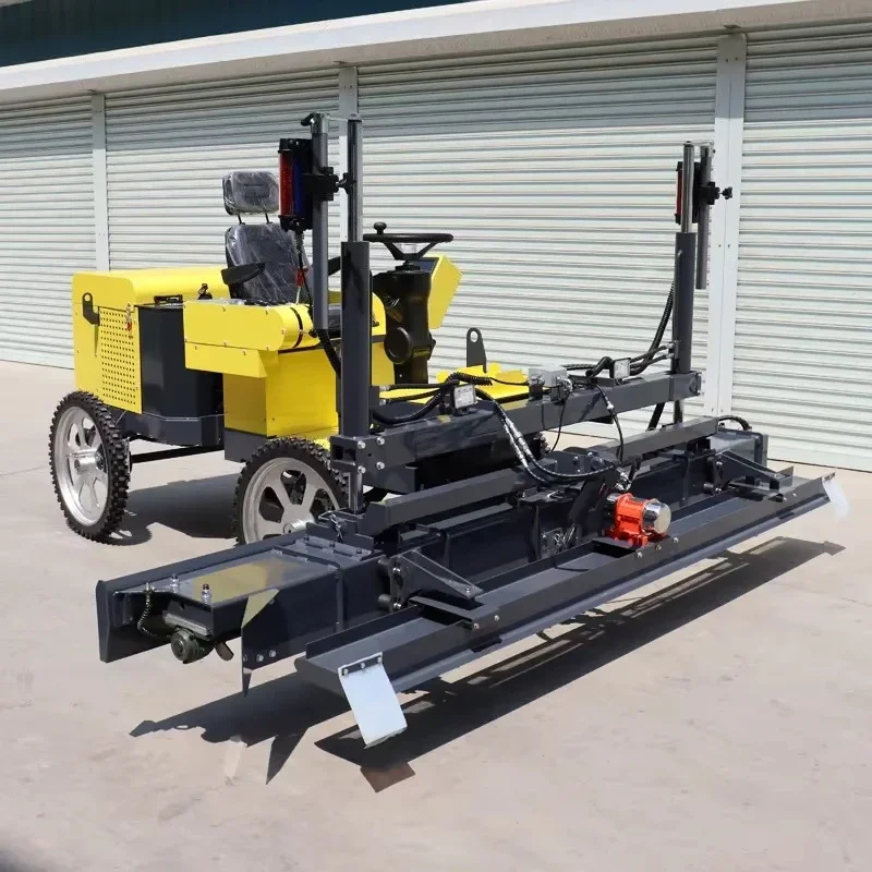 Hydraulic Auger Paving Boom Laser Screed Machine Hydraulic Floor Leveling Machine Concrete Floor Vibratory Laser Screed Machine