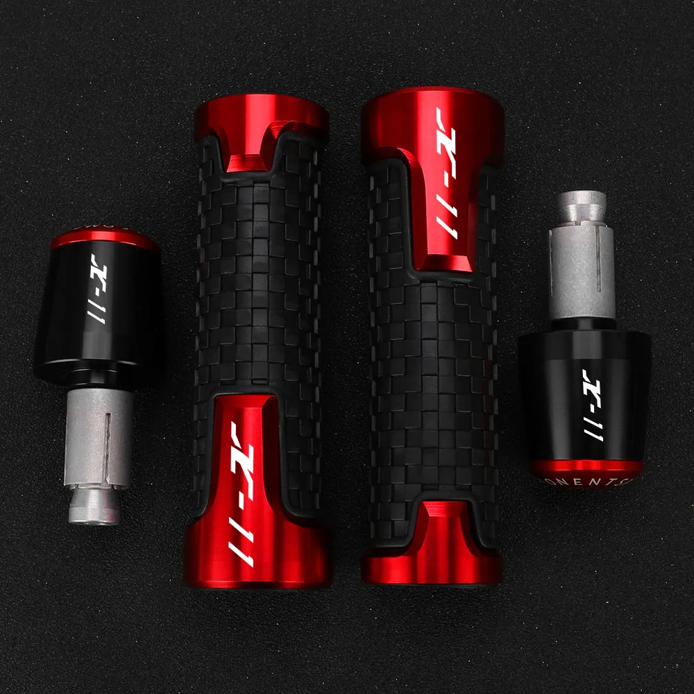 

For HONDA ZX 1100 ZX1100 X-11 X11 1990-2001 2000 1999 7/8"22MM Handlebar Grips Handle Bar Cap End Plugs Motorcycle Accessories