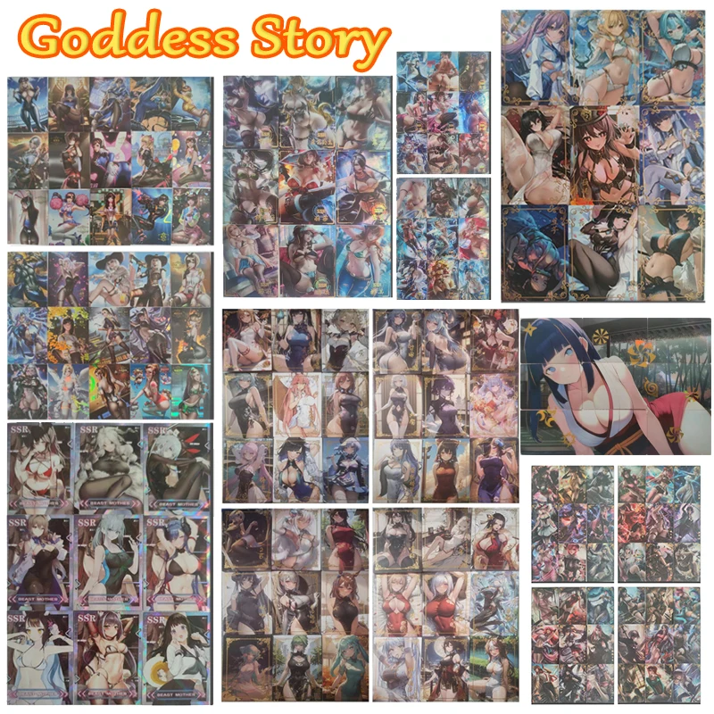 Goddess Story ACG Sexy Set of Cards Boa Hancock Hatsune Miku Kitagawa Marin Ganyu Raiden Shogun boy Toy collection Birthday gift