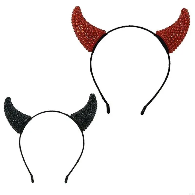 

39BC Роскошный обруч для волос для вечеринки, головные уборы для Хэллоуина, повязки на голову для выступлений на сцене