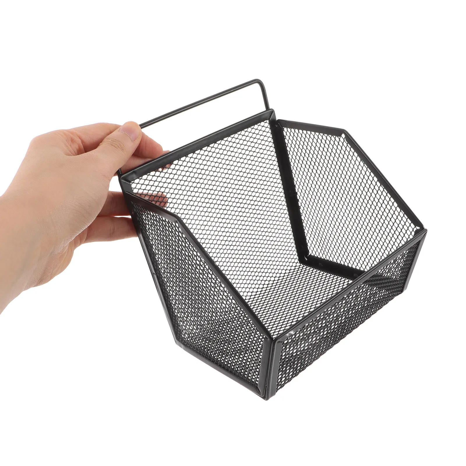 2 pièces, organisateur mural en maille pour documents, avec ouverture inclinée, porte-dossiers en fer robuste pour un accès rapide.