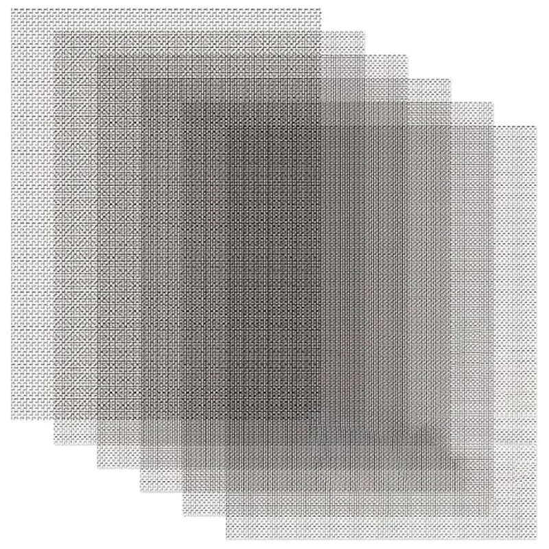 

6 шт., проволочная сетка 30 х2, 1 см, сетка из нержавеющей стали 20, металлическая сетка от ржавчины для проектов «сделай сам», вентиляционная сетка, фильтрующая сетка, садовая простая в использовании