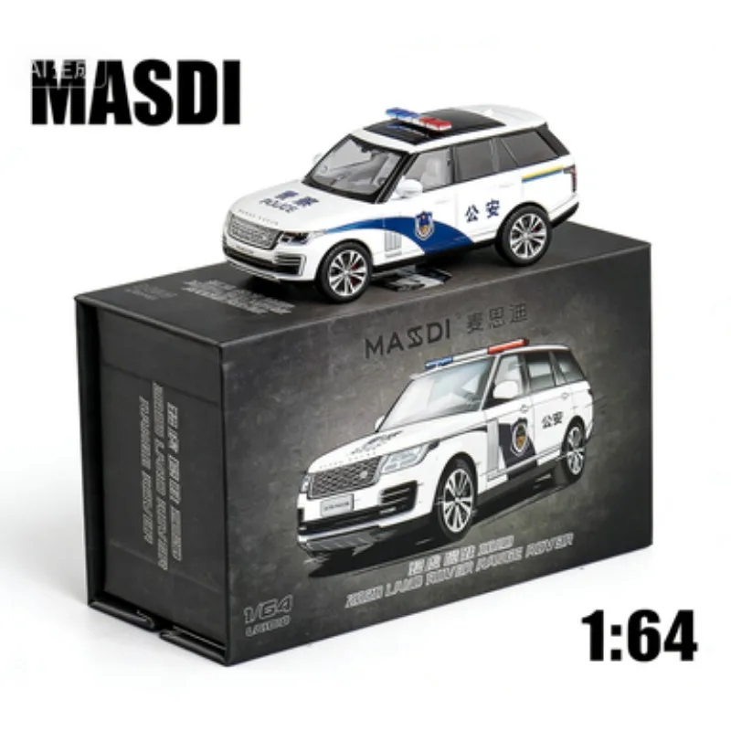 

MASDI 1:64 Range Rover, модель автомобиля из литого под давлением сплава, коллекционная фигурка для взрослых, высококачественный статический подарок для мальчиков.