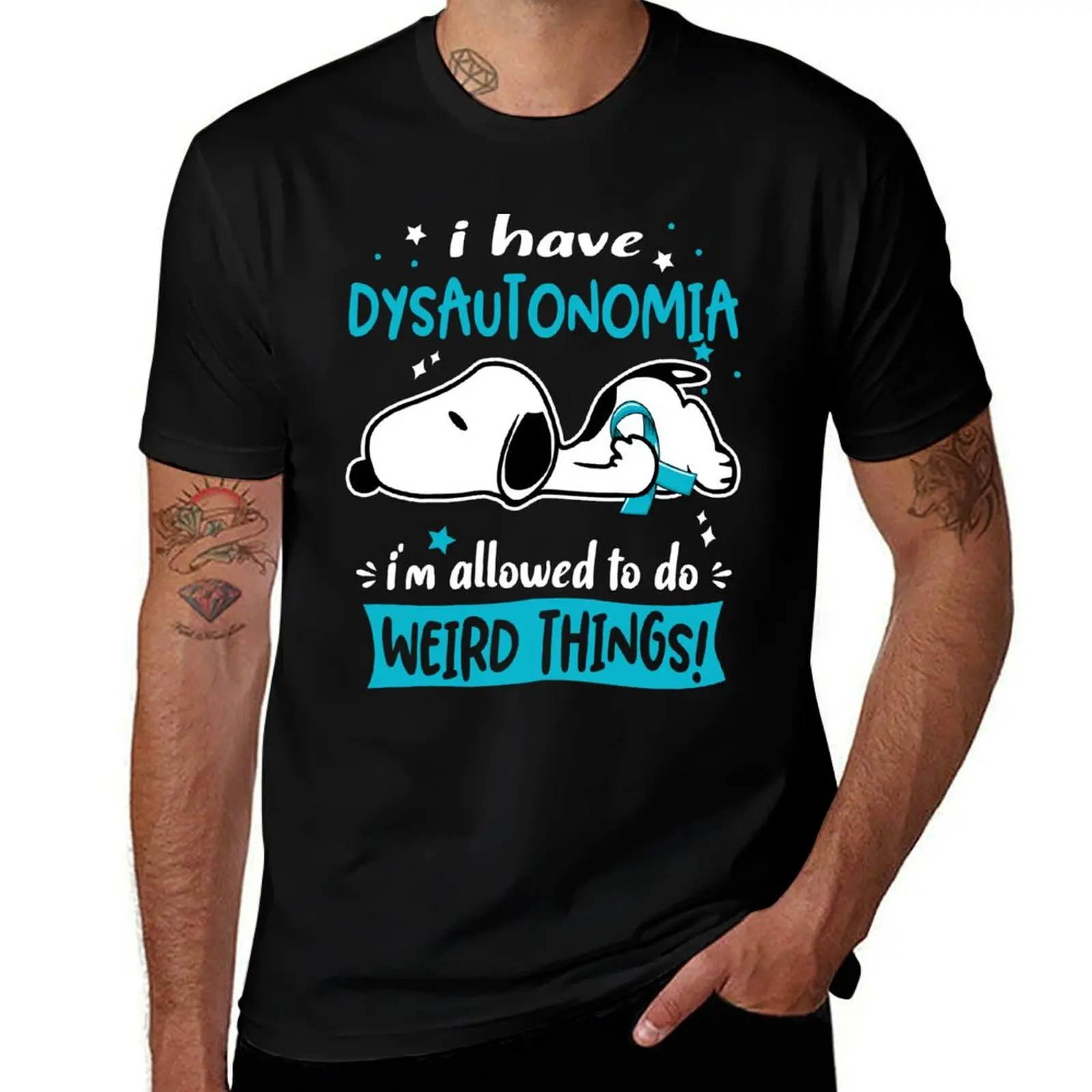 I Have Dysautonomia I Am Allowed To Do WEIRD THINGS! T-Shirt for a boy summer clothes mens tall t shirts