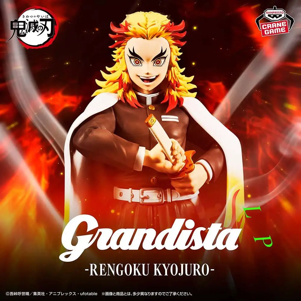 

Banpresto BANDAI Rengoku Kyoujurou Demon Slayer" Grandista-RENGOKU KYOJURO Аниме модель фигурка оригинальная игрушка в штучной упаковке