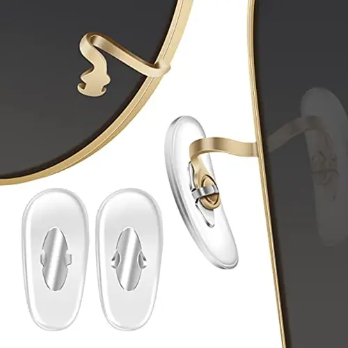Imagen 1 del producto Venta al por mayor de almohadillas nasales de repuesto para gafas de sol Rayban Aviator RB3025, 3026, RB3030, RB3211, RB3362 con montaje con Clip