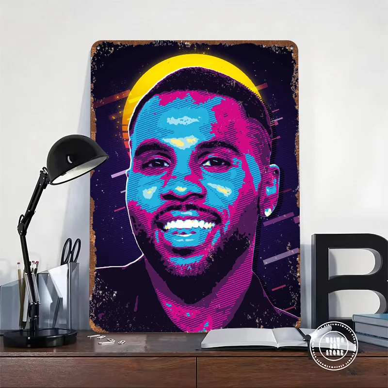 Jason Derulo Poster Customized Vintage Metal Signs Wall Art Retro Tin Plaque for Bar Accessories Gaming Room Decoration Cozy