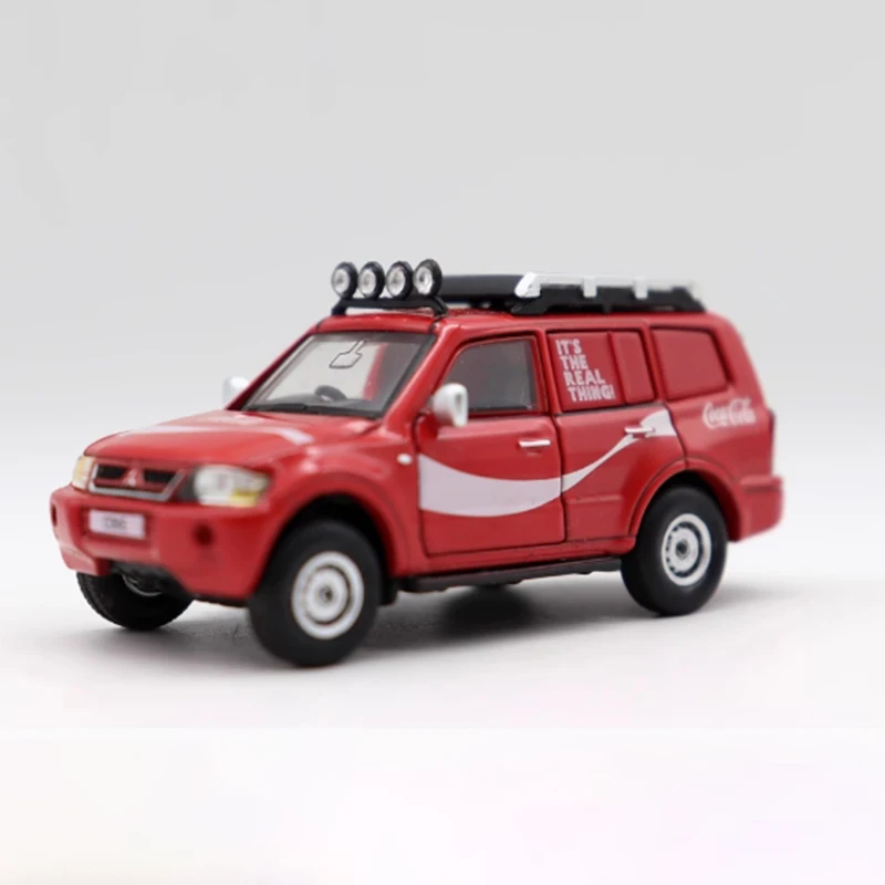 

TINY 1:64 Scale Pajero's Off-road Vehicle Alloy Simulation Car Model Static Collection Decorated Holiday Toys Souvenir Gift