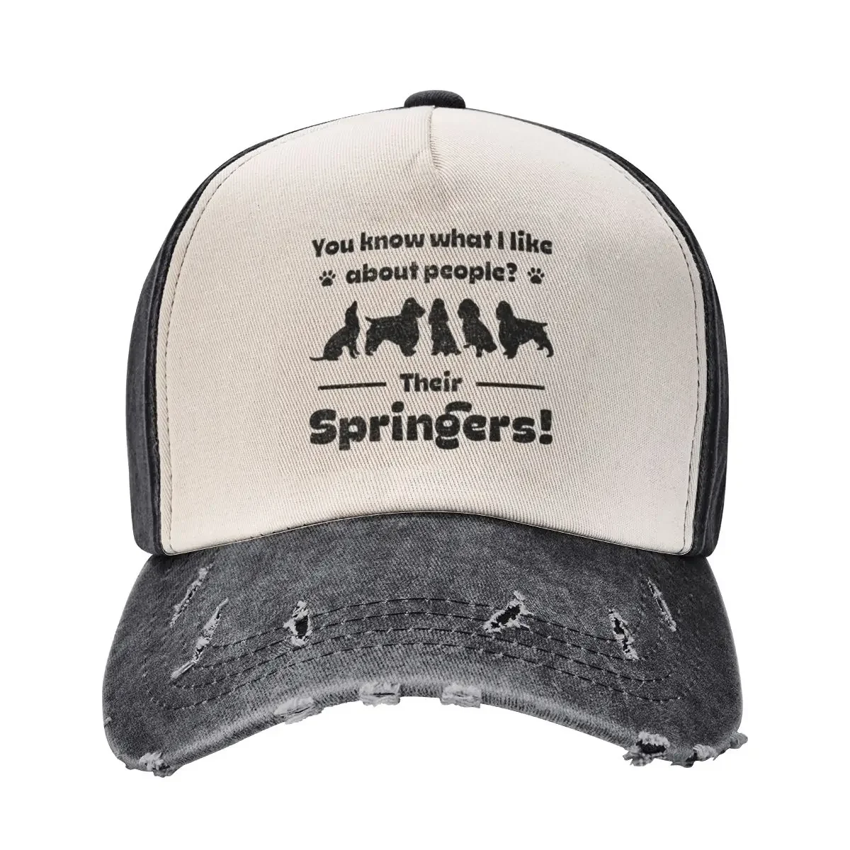 

Professional English Springer Spaniel Groomer Baseball Cap Golf Cap Luxury Man Hat Trucker Hat Hat men Men Caps Women's