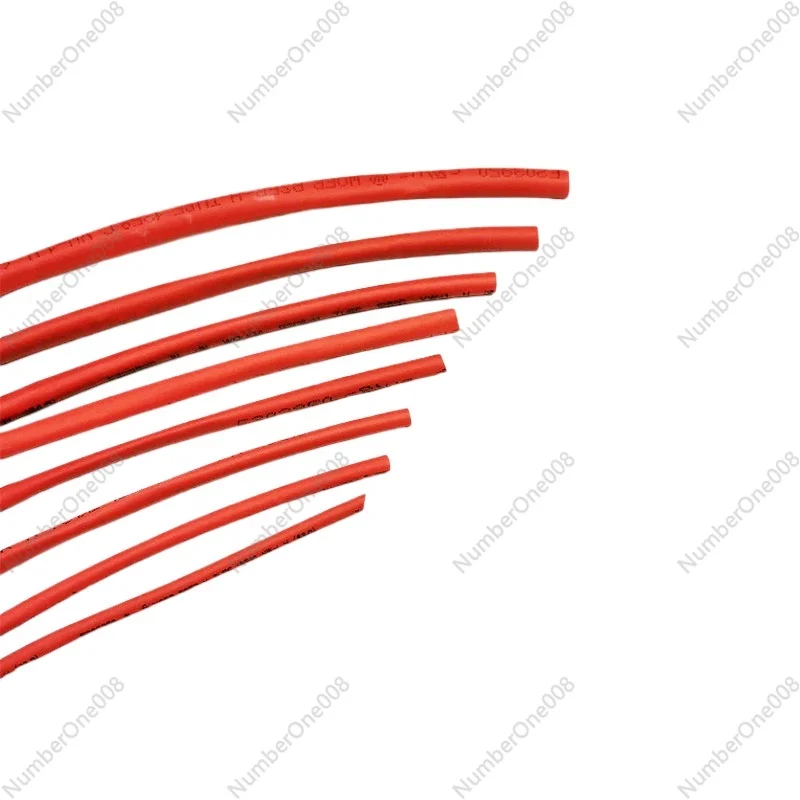 WORE Heat Shrink Tubing Red Insulation Sleeve 1mm-8mm Diameter Shrink Wrap 5 Meters Wire Cable Protector