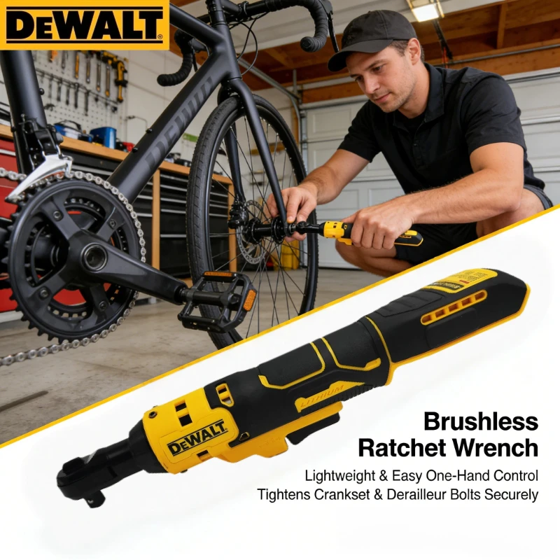 

Dewalt DCF512 1/2 ，3/8 Inch Brushless Ratchet Right Angle Wrench LED Cordless Driver Variable Speed Power Wrench 20V Power Tools