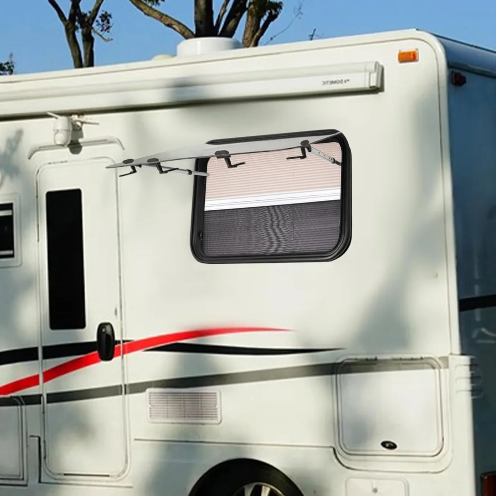 36x22 getint RV-uitgangsraam met nettescherm en sierring voor vervanging van aanhangwagens, vracht en campers