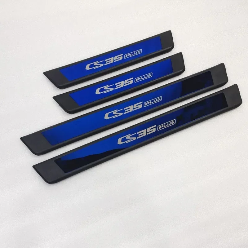 Stainless Steel ABS Plastic Car Door Sills Scuff Plates Step Exterior Parts Decoration Accessories For Changan CS35 CS75 PLUS