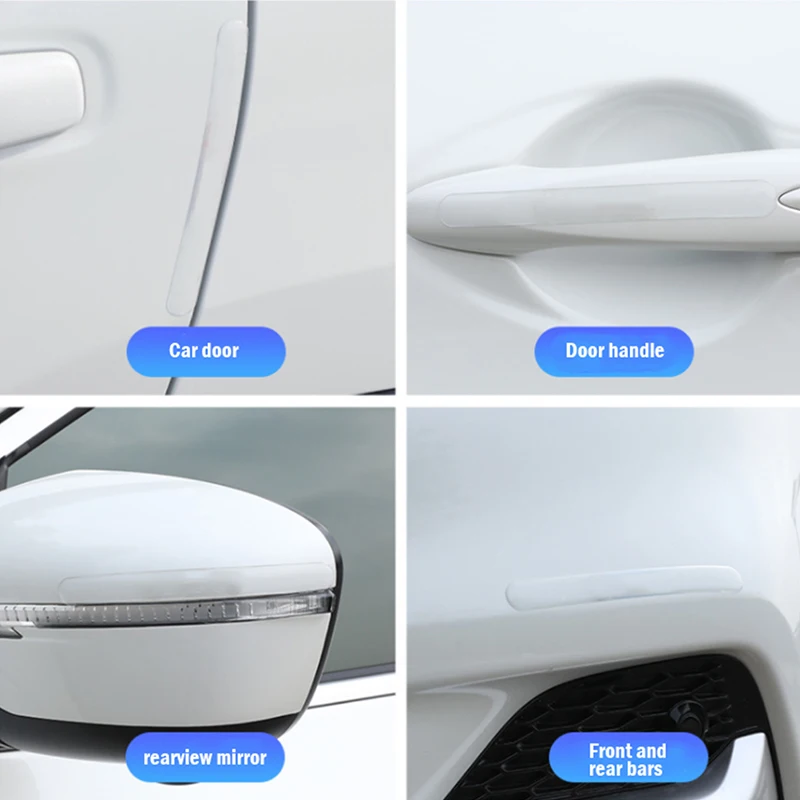 Transparent Protective Stickers for Car Door Handle Bowl Stickers Anti- Protection Anti-collision Invisible Clear Strip