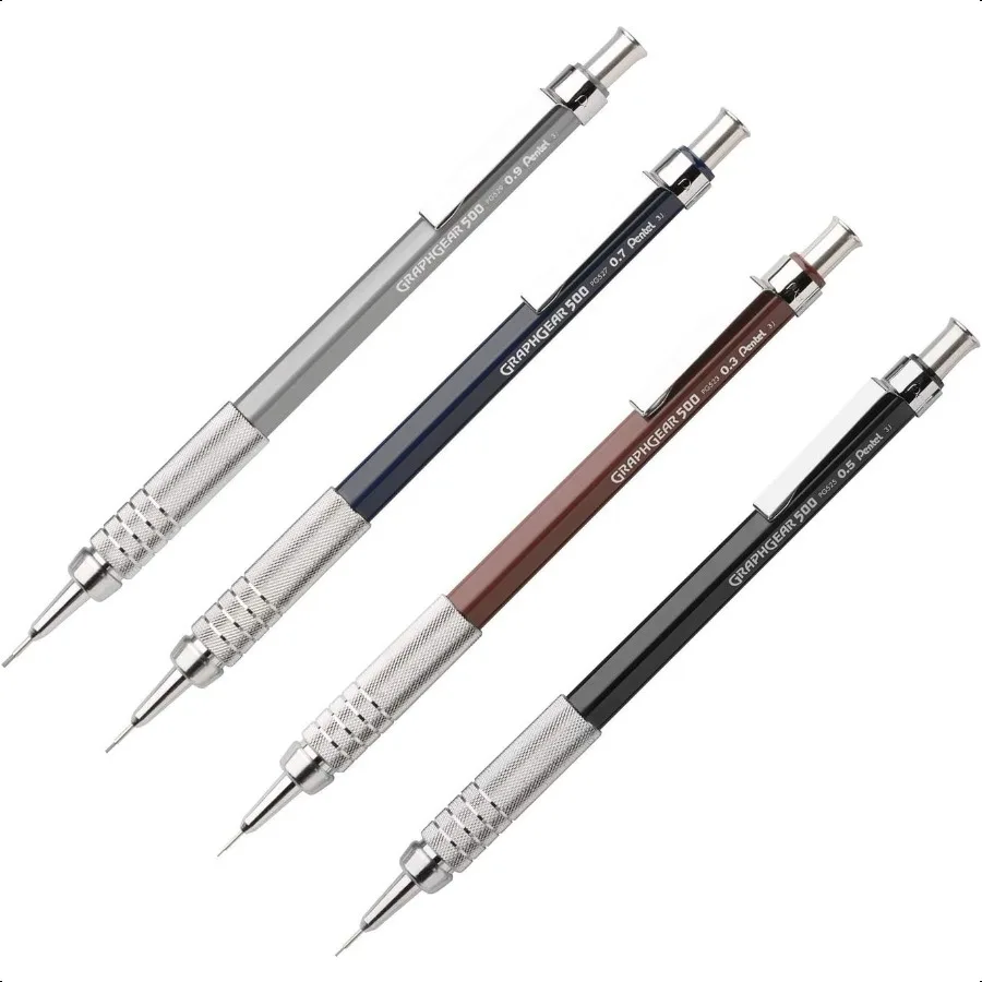 

Pentel GraphGear 500 Automatic Drafting Pencils PG523E PG525A PG527C PG529N 1 for Each