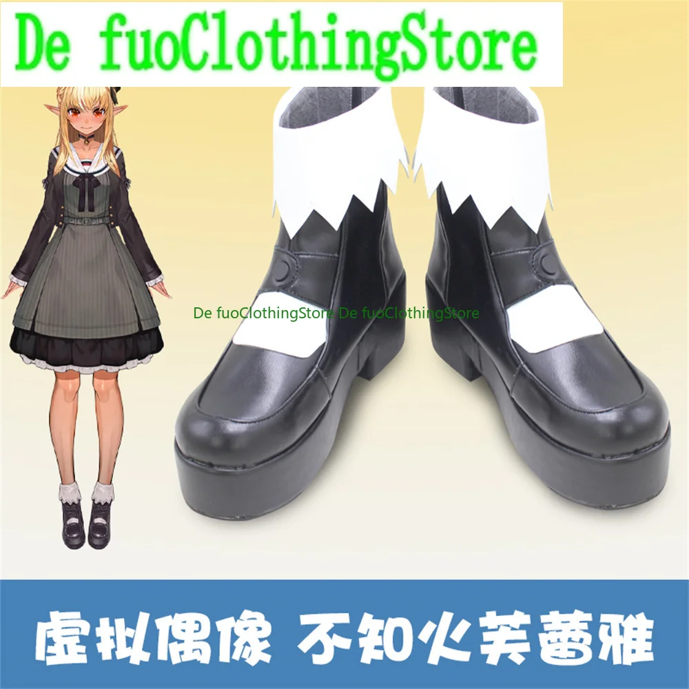 

Virtual YouTuber vtuber hololive Shiranui Flare Cosplay Shoes Boots Halloween Christmas DefuoClothing Shoes Store