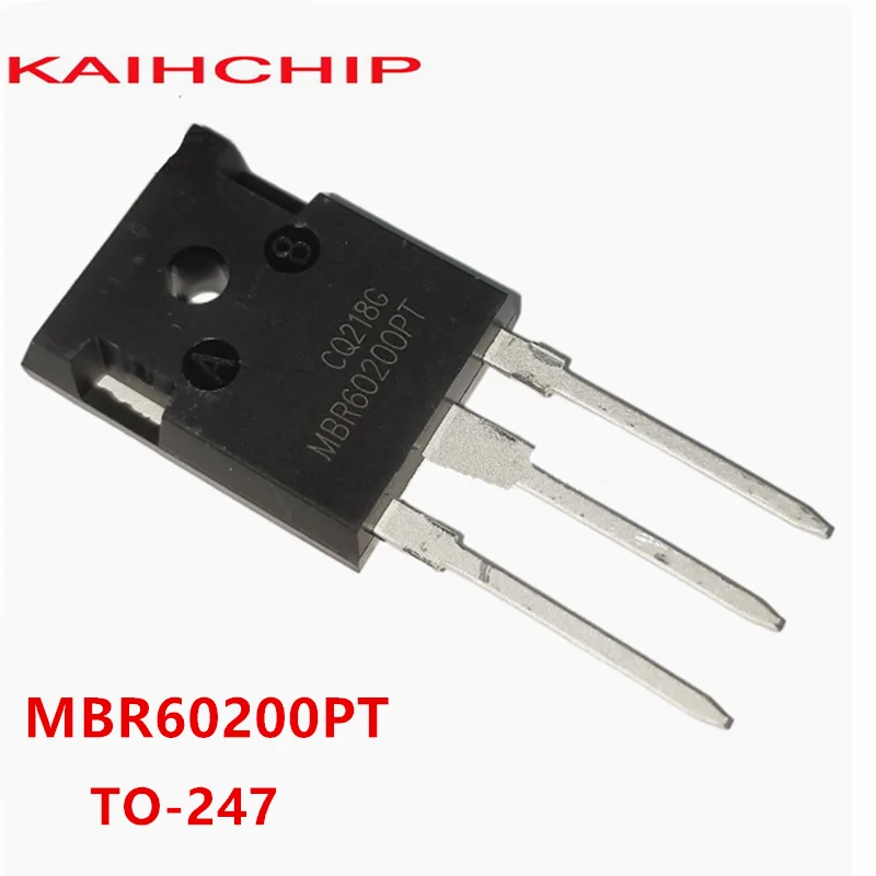 5pcs MBR60200PT MBR60200 High current Schottky diode 60A 200V TO-247