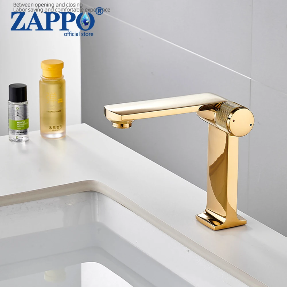 

ZAPPO Bathroom Basin Faucet Innovative Handwheel Design with Cold & Hot Water Mixer Tap 5 Vibrant Colors Available Deck Mounted