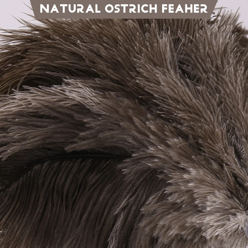 ABGR-Piuma di struzzo, Spolverino di piume retrattile per la pulizia della casa Ventilatore per mobili da soffitto, Spolverino di piume, 90 pollici