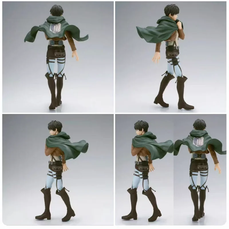 

100% Genuine Bandai Namco Banpresto Attack On Titan Eren Jaeger Grandista Pvc Figure Model Collector Toy Gift Desktop Ornament