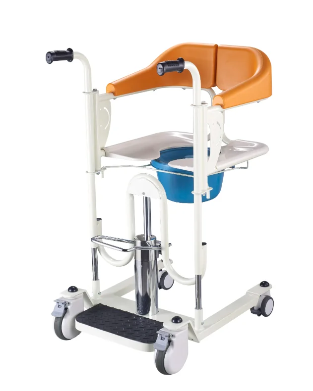 AMAIN Hot sale rehabilitation therapy lift hydraulic transfer  with bedpan for disable people