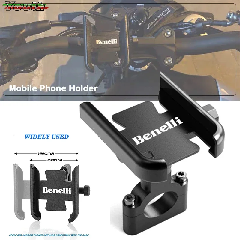 

For Benelli TRK 502 502X 702 702X TNT 125 300 600 Leoncino 250 500 Motorcycle Handlebar Mobile Phone Holder GPS Stand Bracket