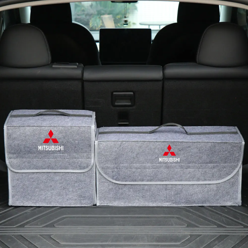 Car Trunk Storage Box Sundries Stowing Tidying Box For Mitsubishi Ralliart Lancer EX Outlander ASX Competition Pajero Delica