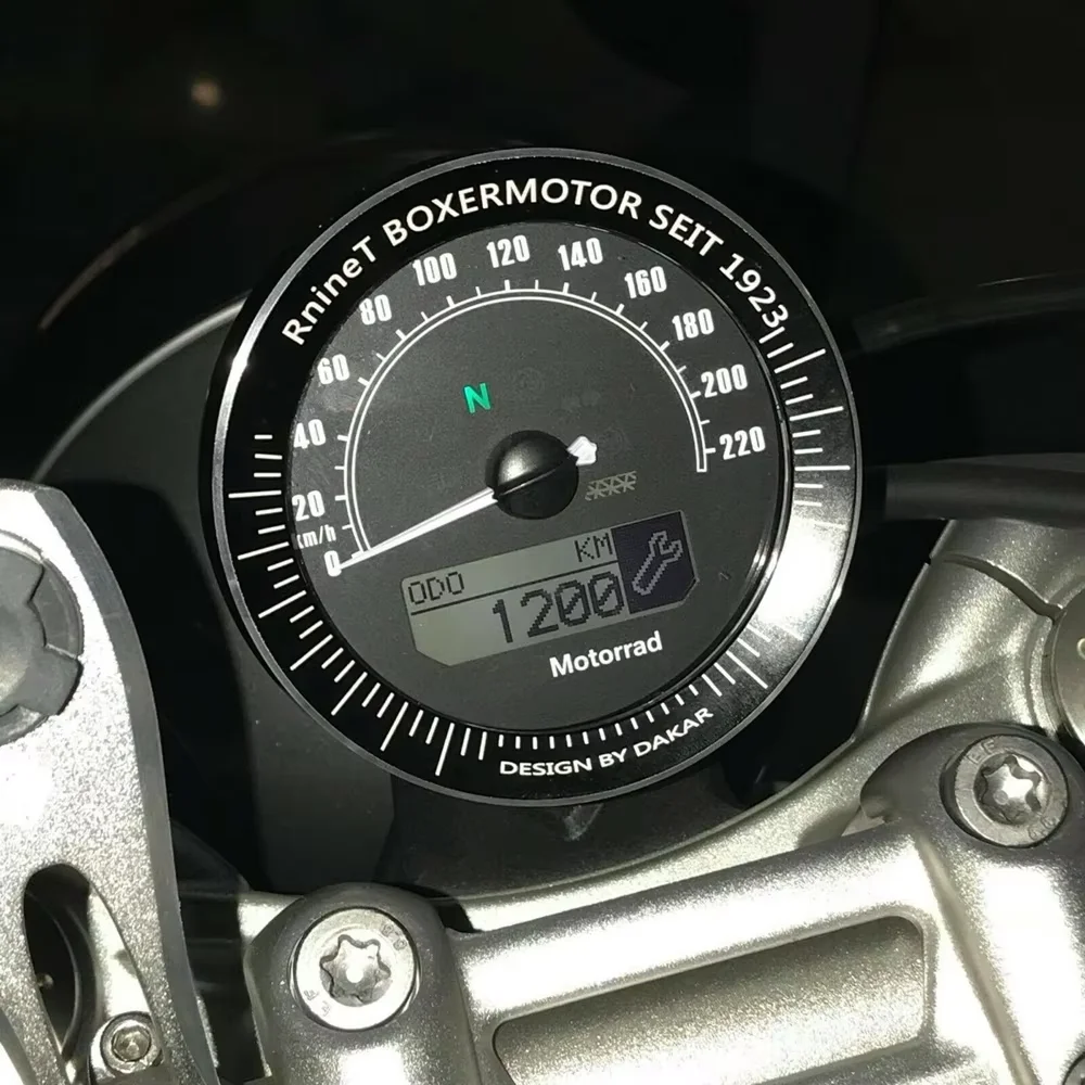 CNC Aluminum Motorcycle Speedometer Bezel Gauge Ring Tachometer Trim Cover For BMW R Nine T R9T 2016-2019 2018 2017