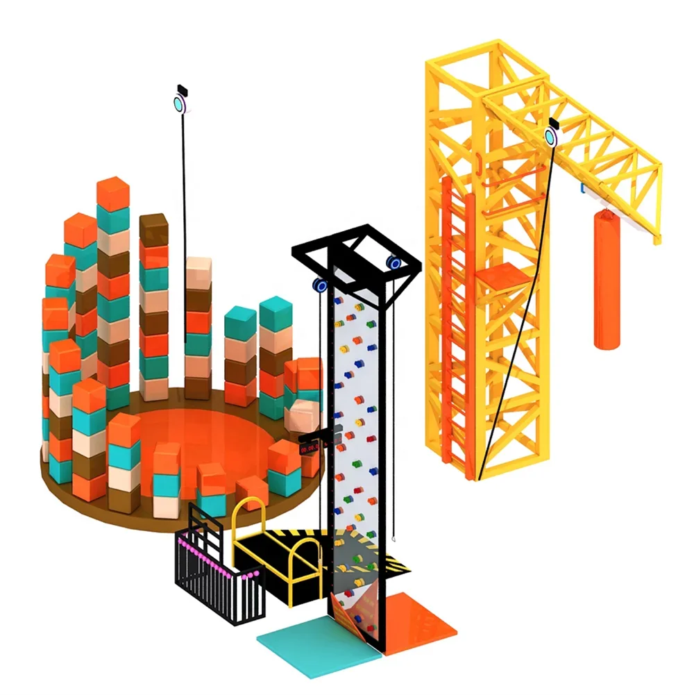 Pared de escalada en roca, parque infantil personalizado, juego suave