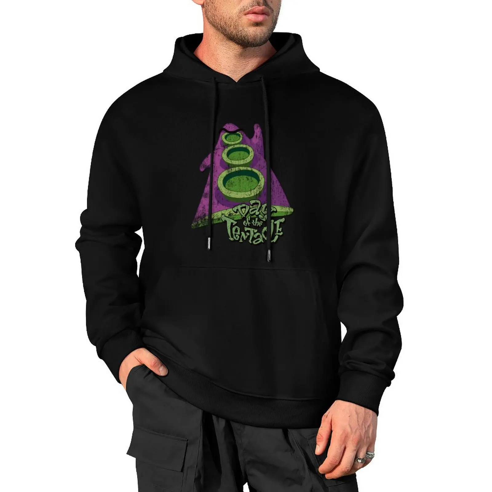 

Day of the Tentacle (Distressed) Pullover Hoodie men's sweat-shirt set autumn jacket men men's clothes men's oversize hoodie