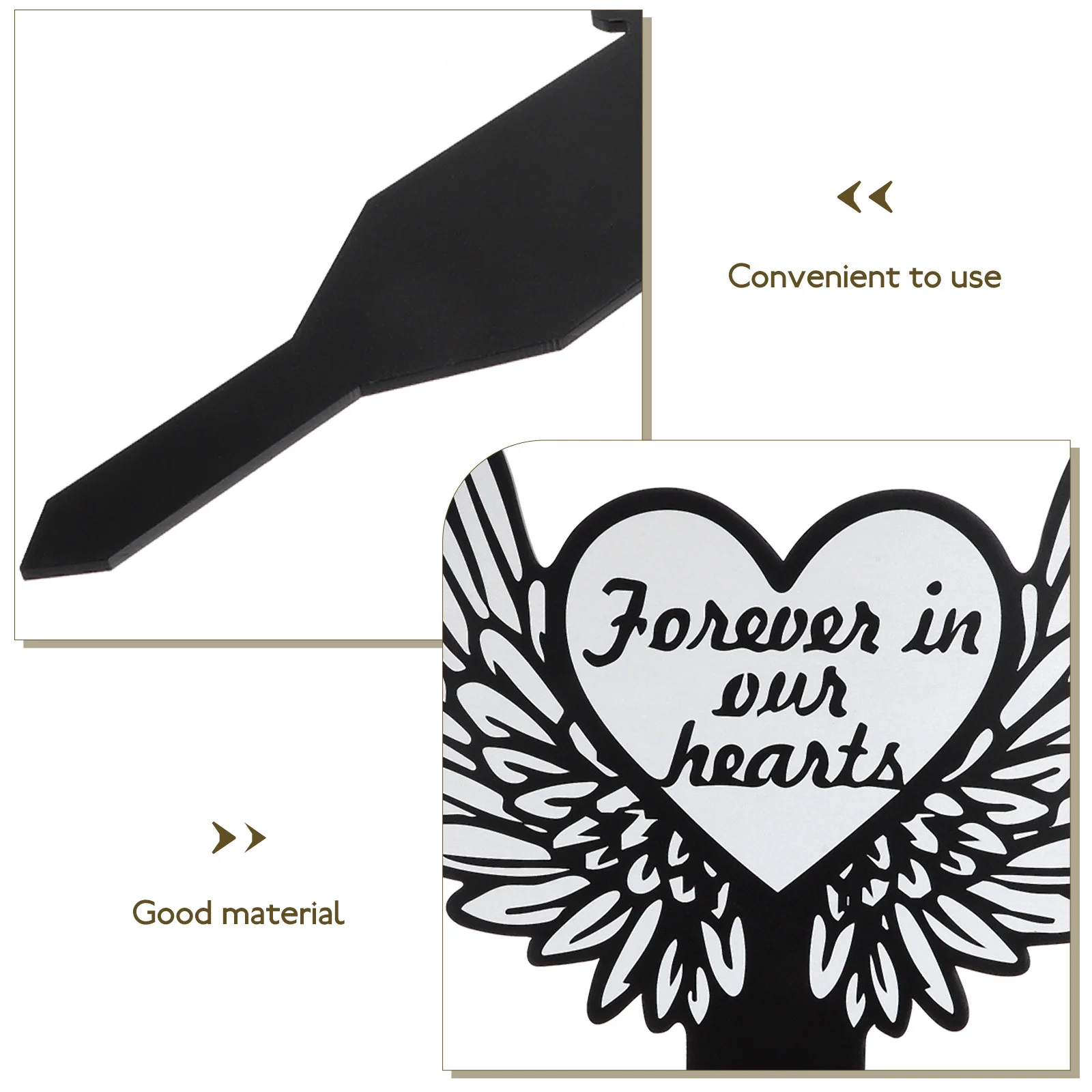 

Cemetery Acrylic Cross Stake Sturdy Grave Marker for Husband Outdoor Garden Yard Decoration Waterproof Memorial Stake