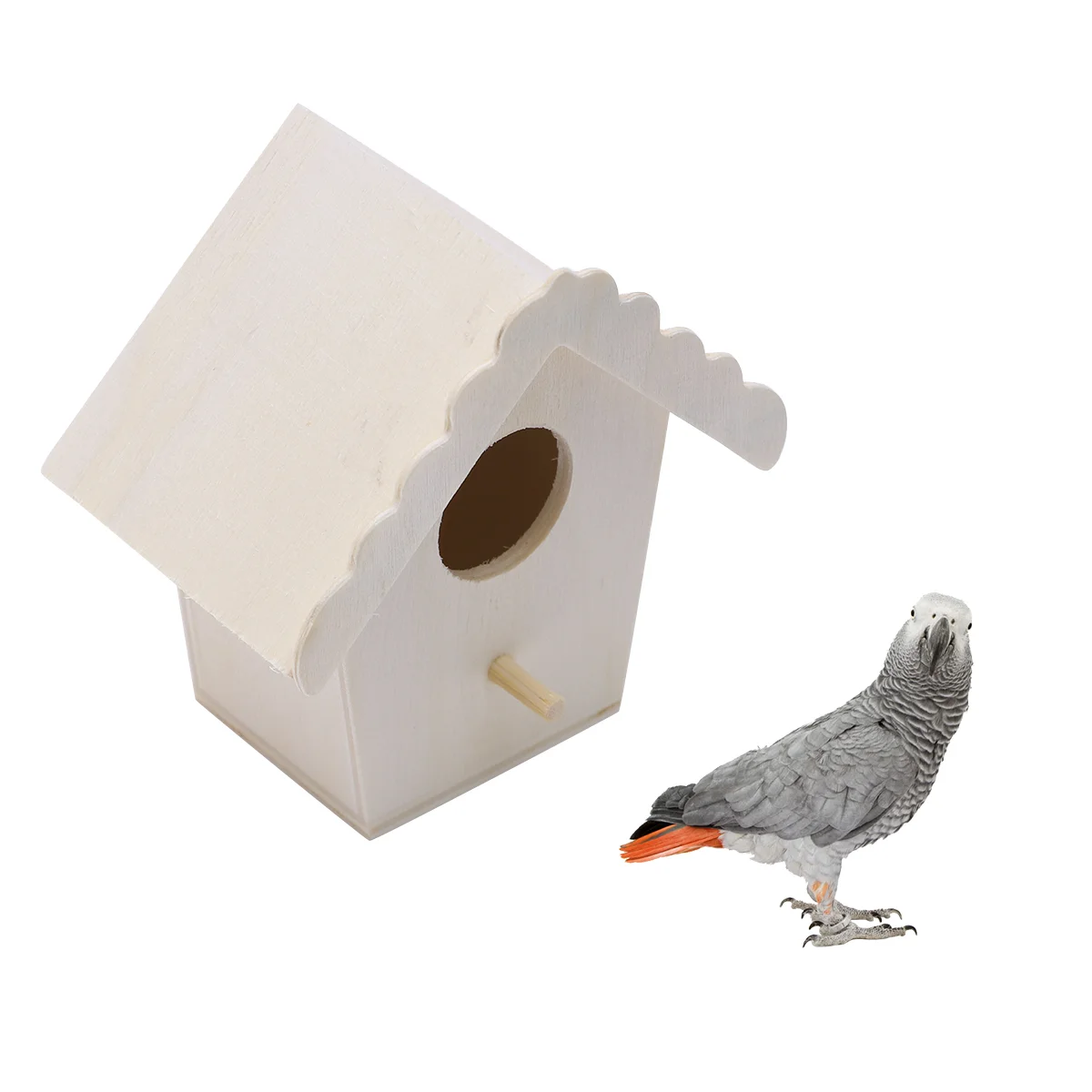 

Birdcage Solid Wooden Making Bird Cage Outdoor Decoration Ornamental Bird Nest Pet Bird Cage Breeding Hatching Box