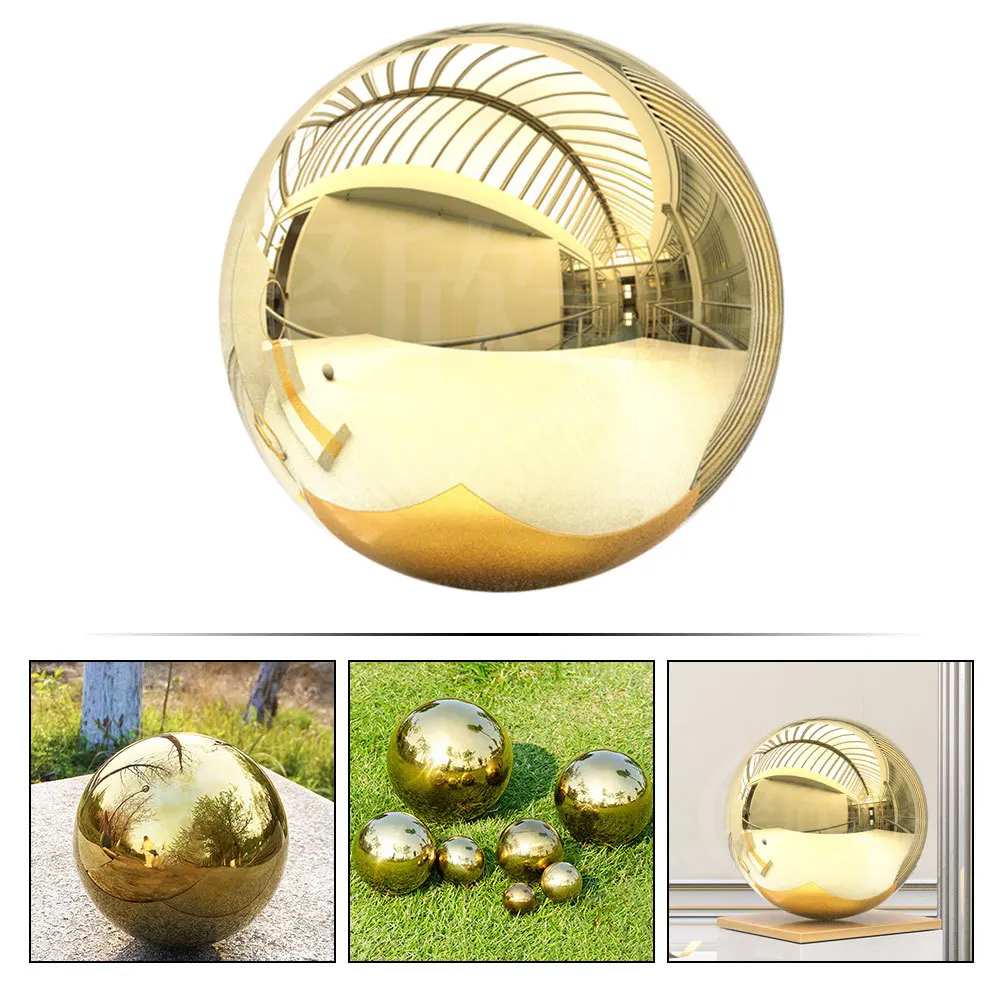 

Stainless Steel Reflective Gazing Globe Polished Mirror Ball Outdoor Garden Decoration Durable Sphere Gazing Ball