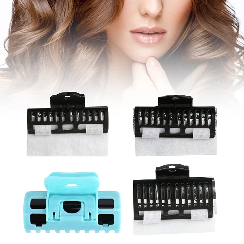 Perm Rod Clips With Sponge Heat-resistant Digital Perm Bar Clamps Hairdressing Wave Hair Maker DIY Styling Tools