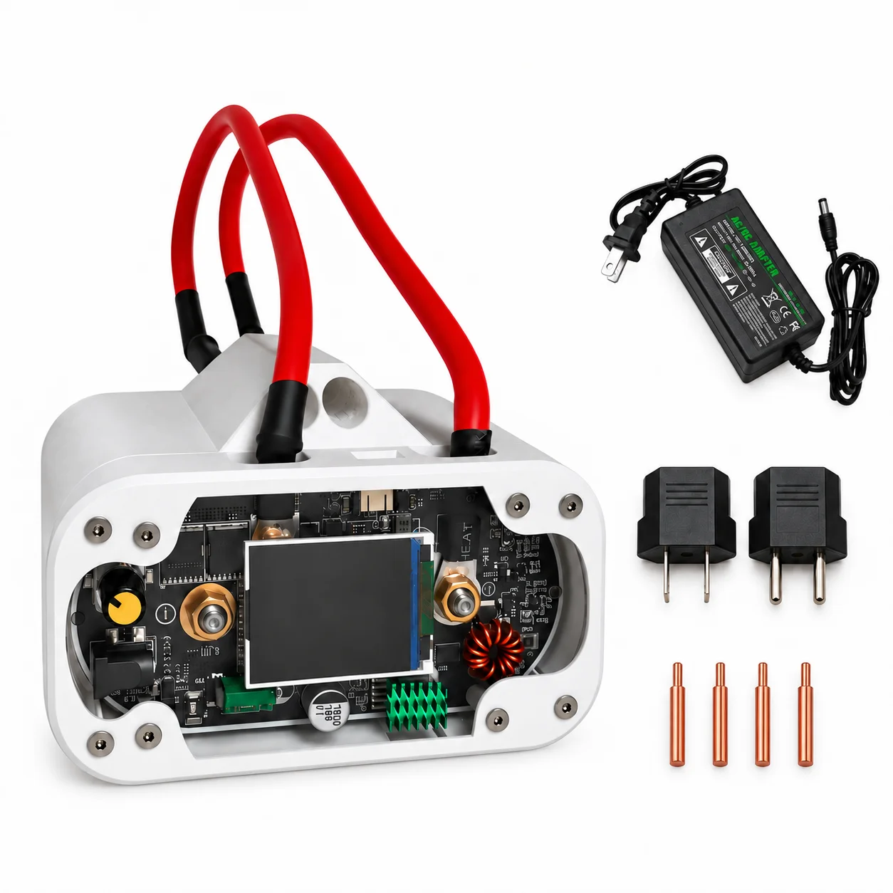 High Power Dual Super Capacitor Battery Spot Welder Machine 2500A 6V for 18650 21700 32140 Battery 0.1-0.4mm Nickel  DIY