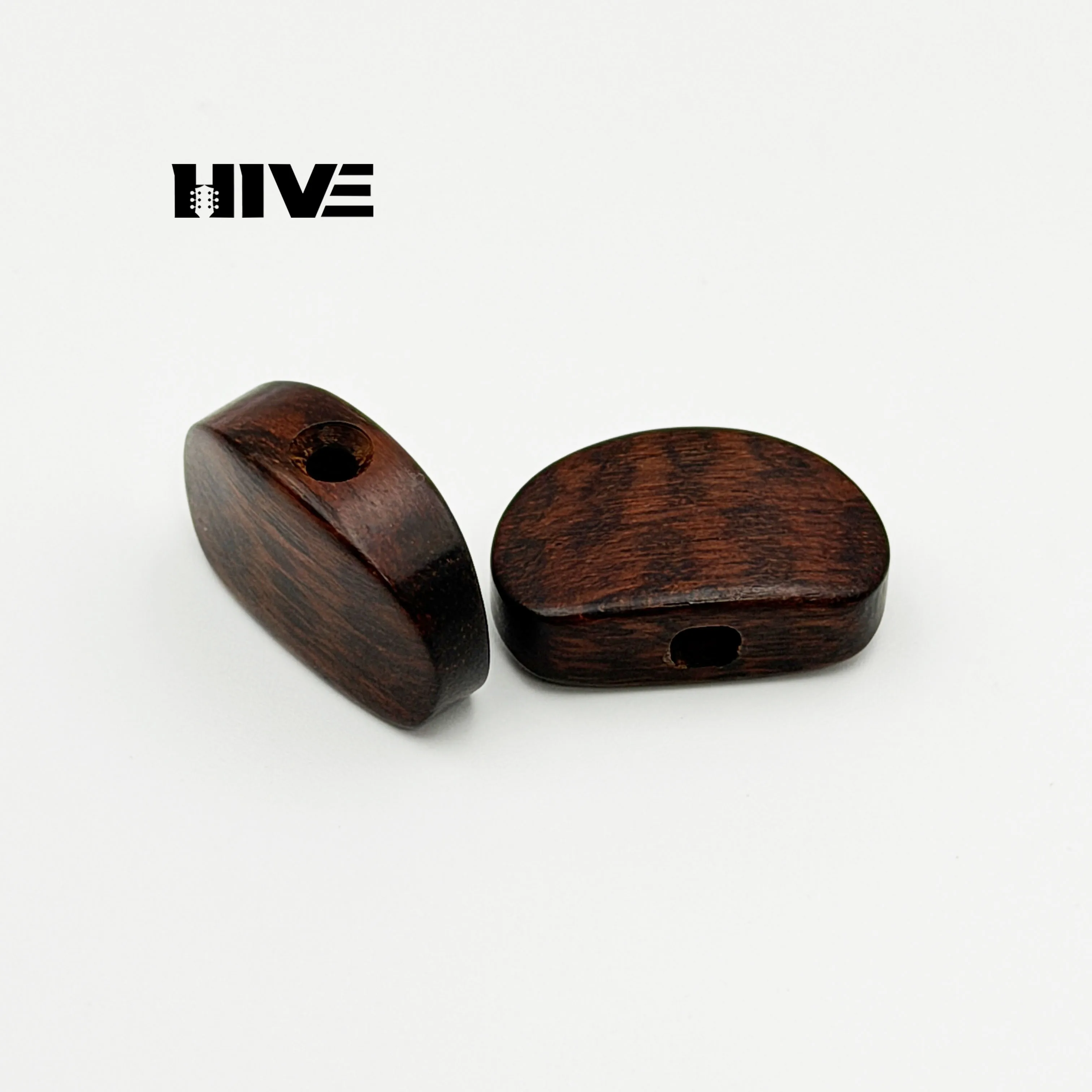 6pcs/set Top Grade Guitar Tuning Peg Handle Oval Snake-wood/Black Persimmon Wood High-Quality Guitar Knob Handle
