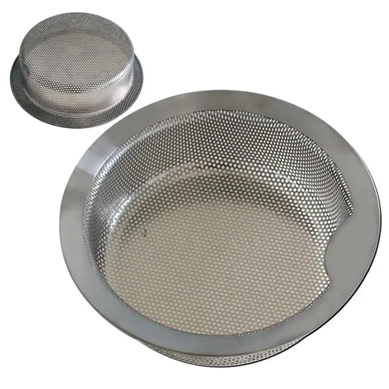 Stainless Steel Sink Filter Multifunctional Shower Drain Hair Catcher Kitchen Wash Basin Drain Strainer For Bathroom Bathtub