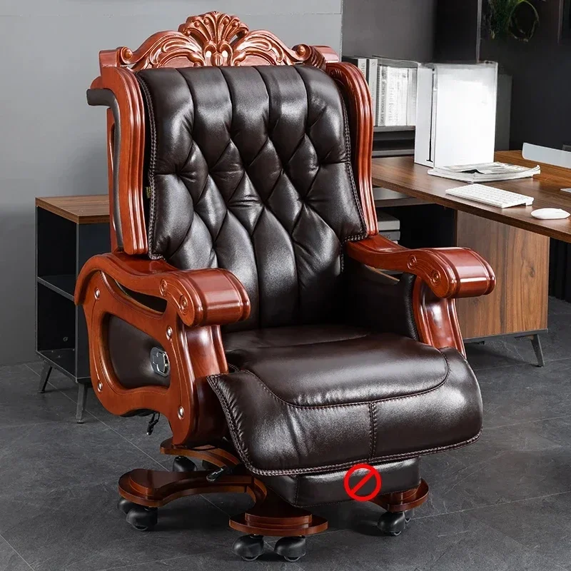 Luxury Office Chair Ergonomic Mobile Recliner High Back Office Chair Comfortable Cadeira Para Escritorio Office Furniture