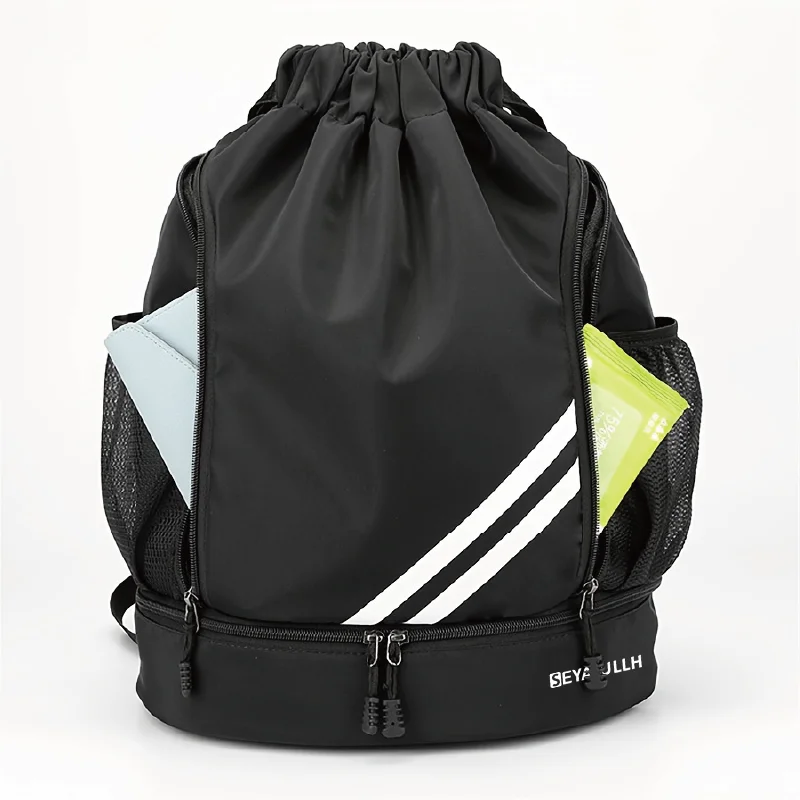 Fitness Backpack Gym Bag Sport Basketball Backpack Travel Outdoor Pack Waterproof Swimming Bag Pouch Hiking Climbing Mochila