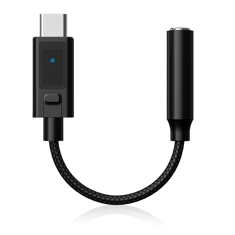  KZ AM02 TYPE-C TO 3.5 Integrates Professional Grade Sound Adjustment Function and Portable Digital Decoding Headphone Amplifier 