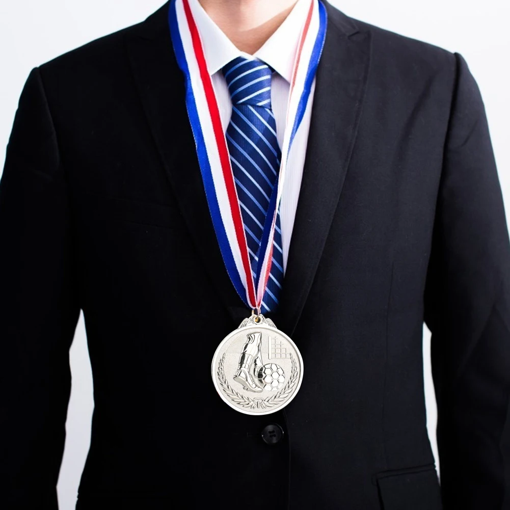 

Competition Medals Collection Commemorative Medal School Supplies (Silver)